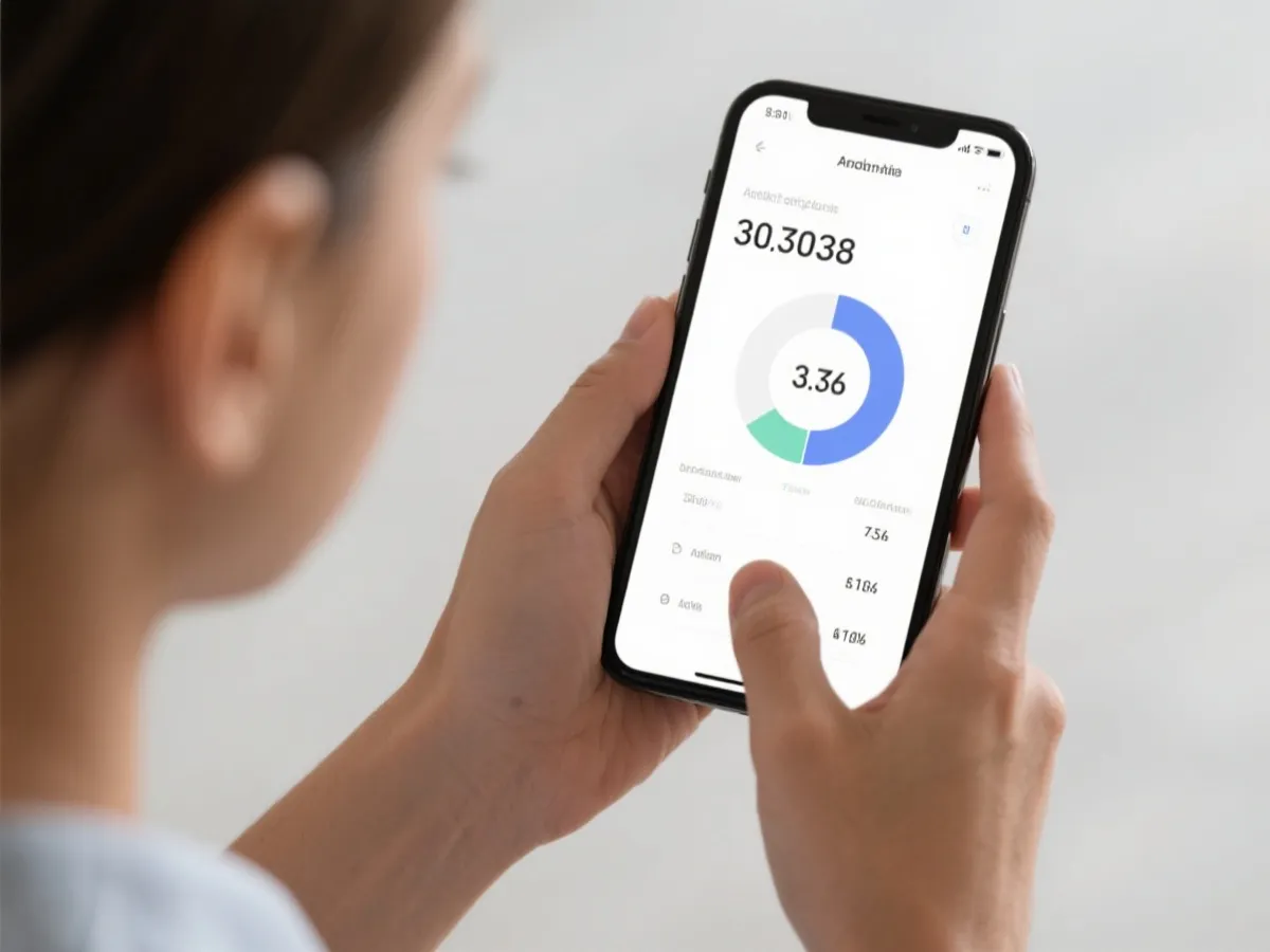 用户在移动端查看双色球最新开奖结果示意图